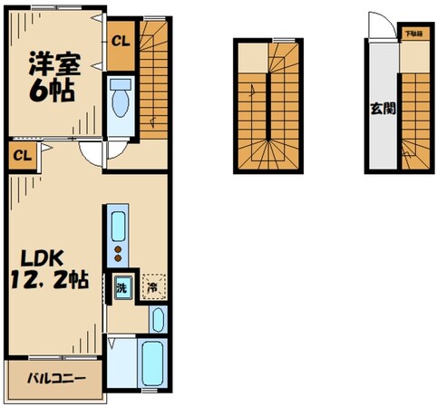 サニーヒルズＫIIの物件間取画像